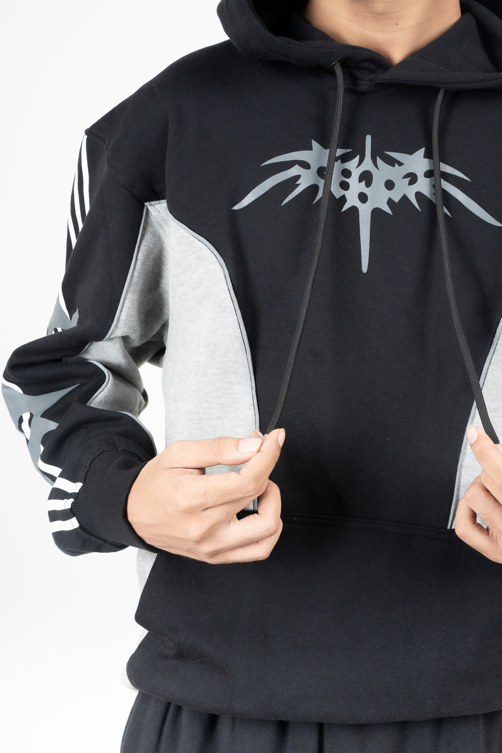 Black And Grey Hoodie