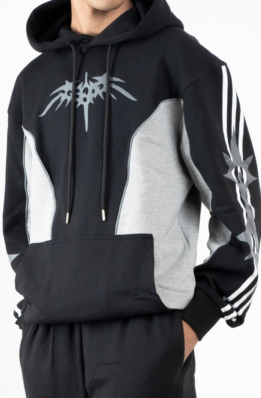 Black And Grey Hoodie