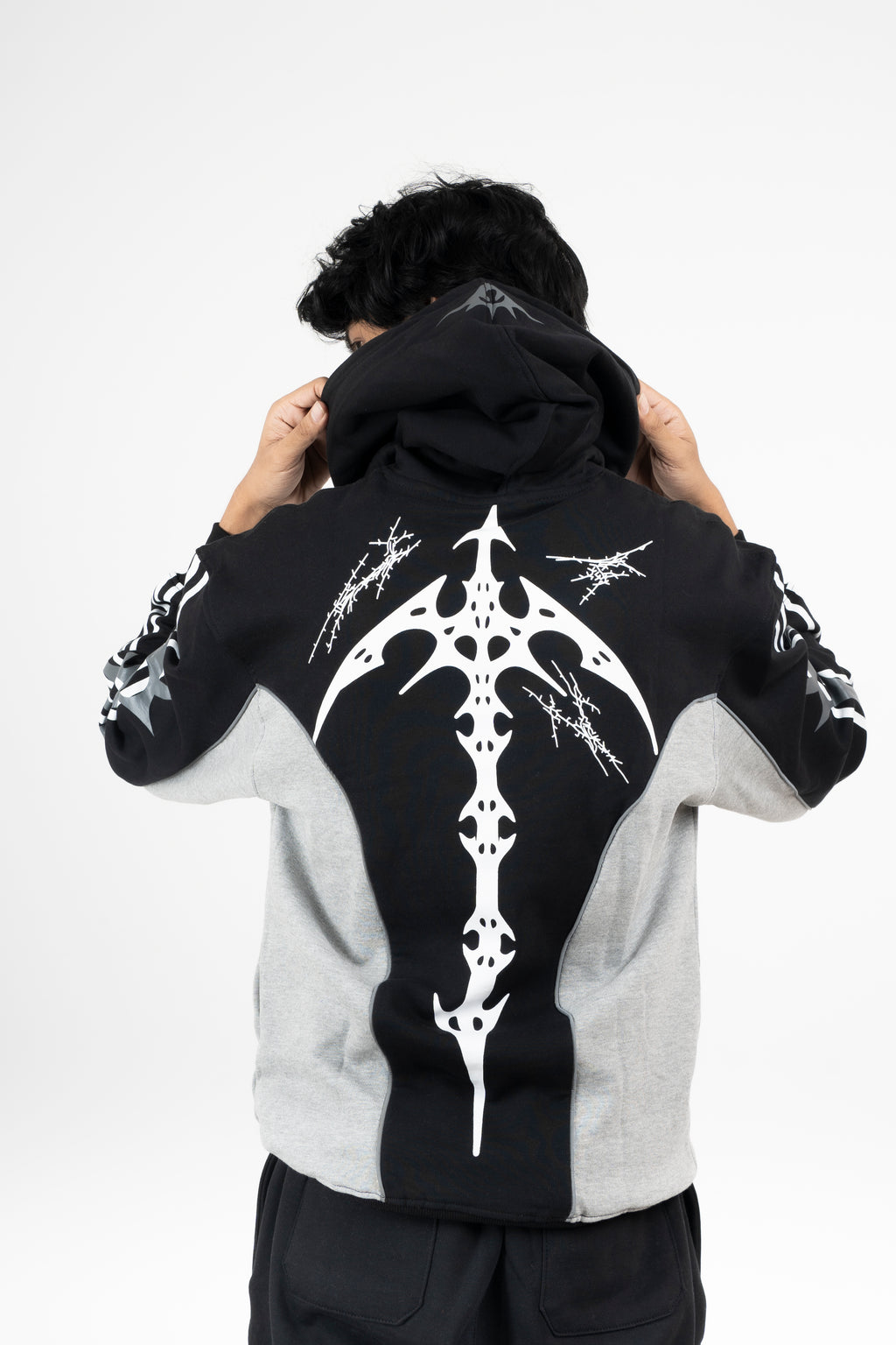 Black And Grey Hoodie