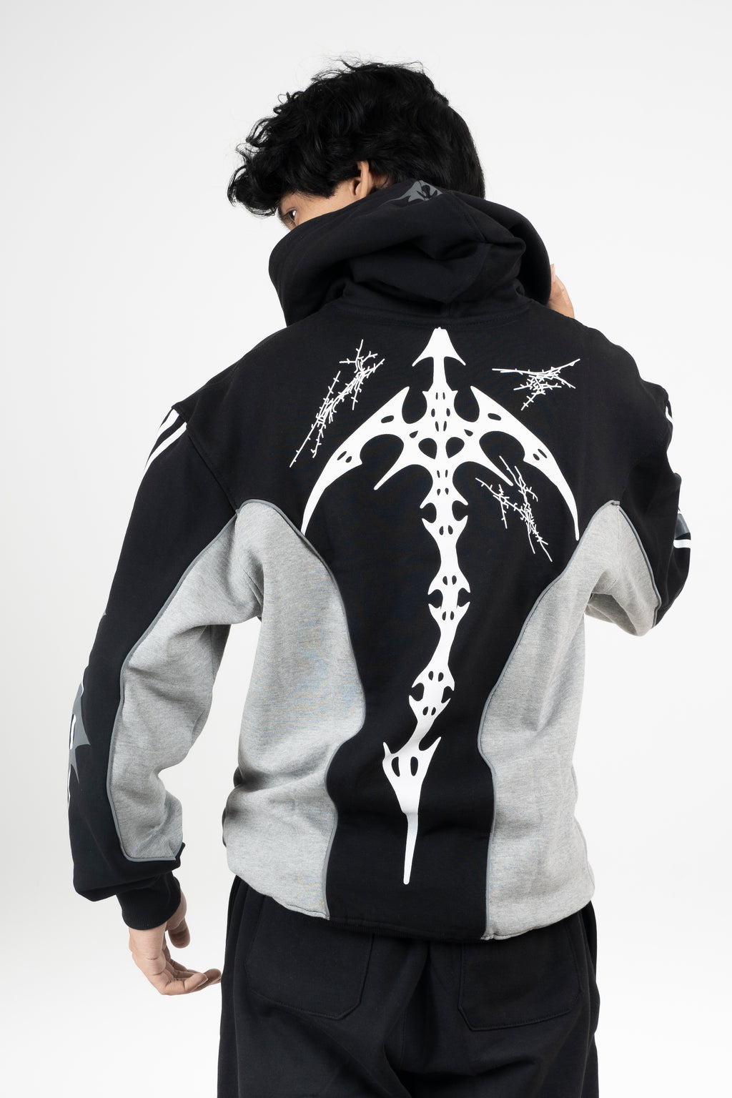 Black And Grey Hoodie