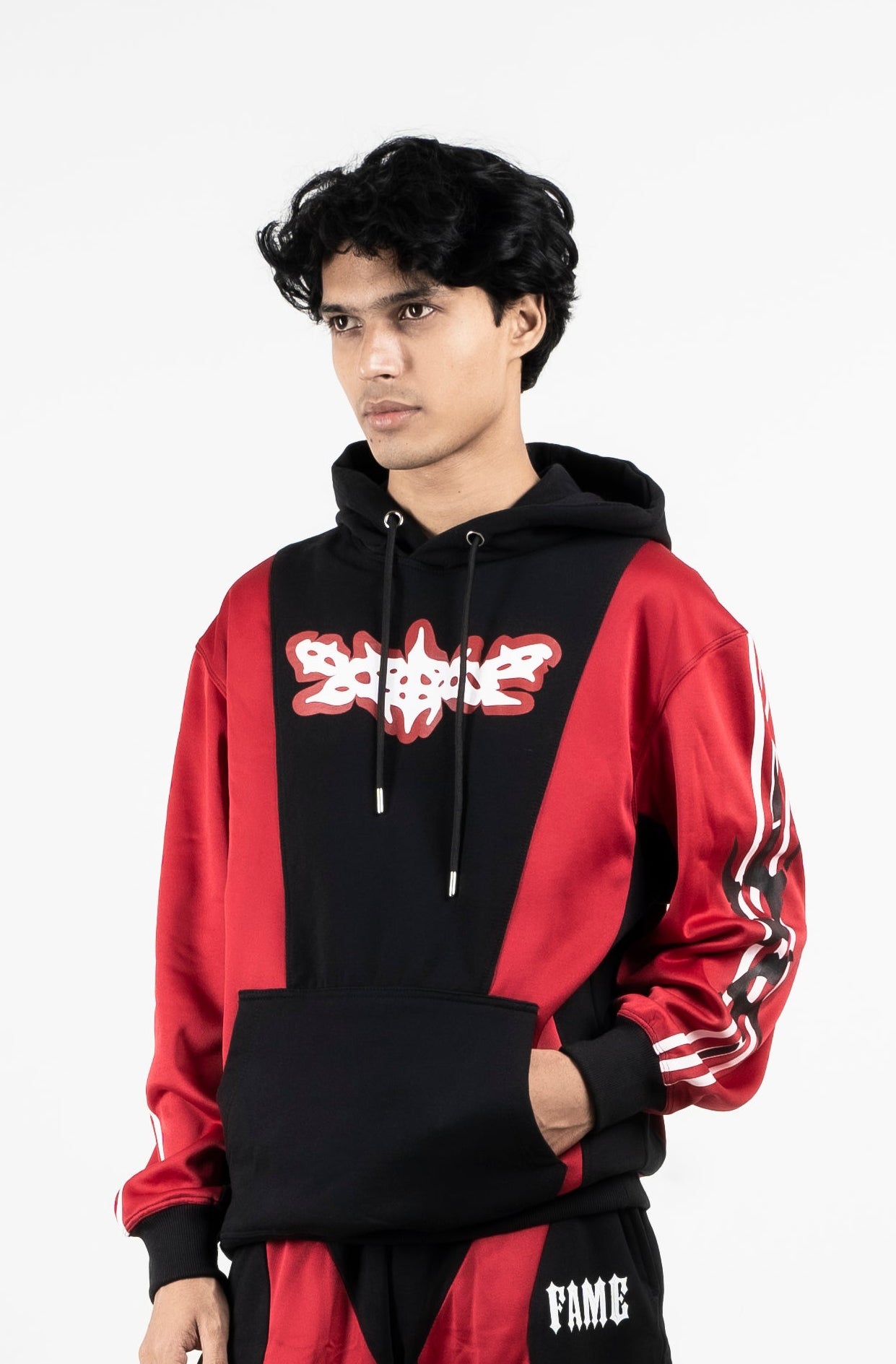 Black And Red Hoodie
