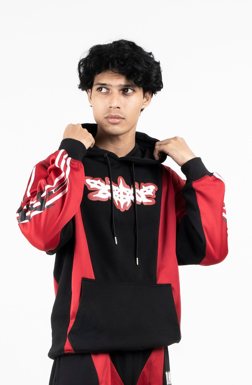 Black And Red Hoodie