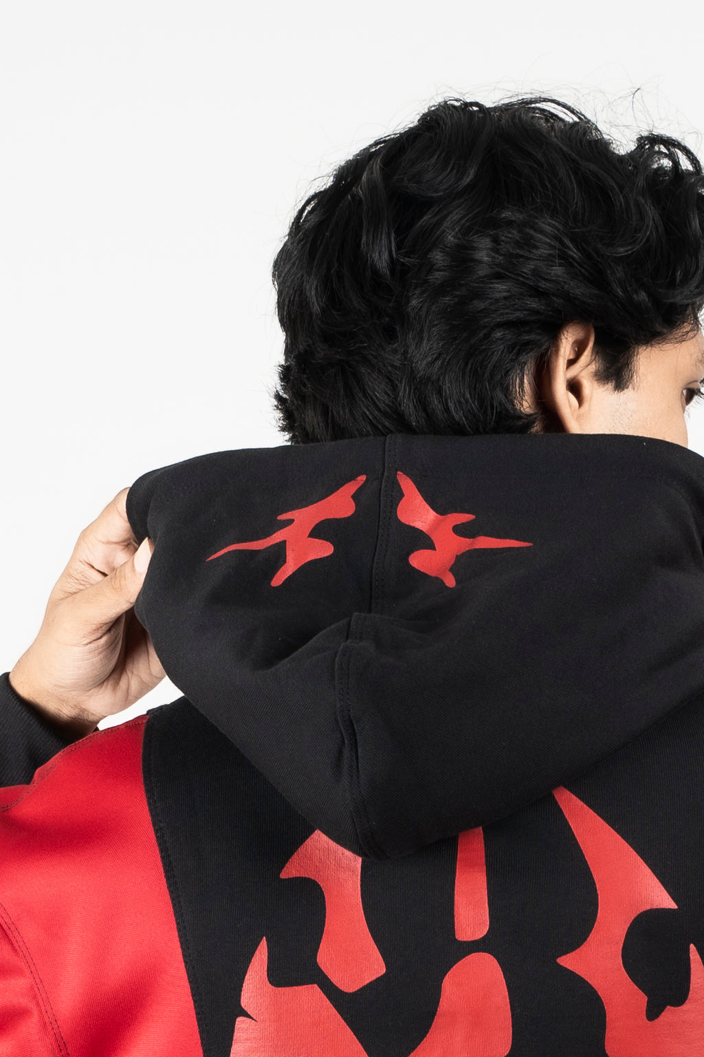 Black And Red Hoodie