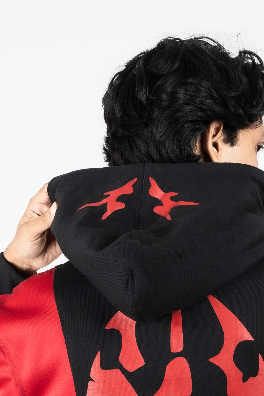 Black And Red Hoodie