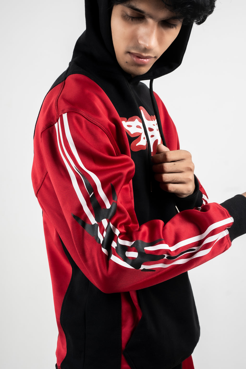 Black And Red Hoodie