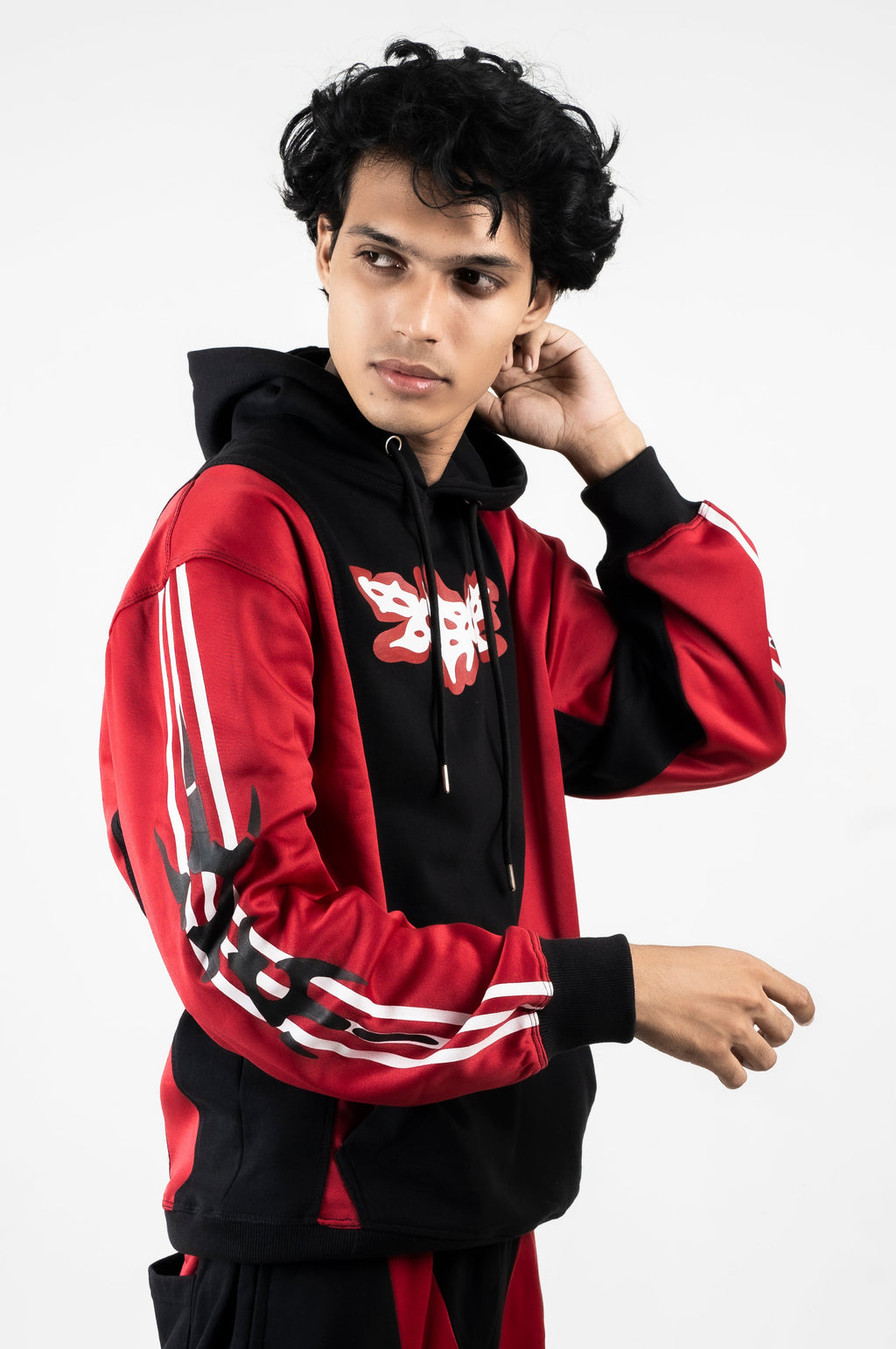 Black And Red Hoodie