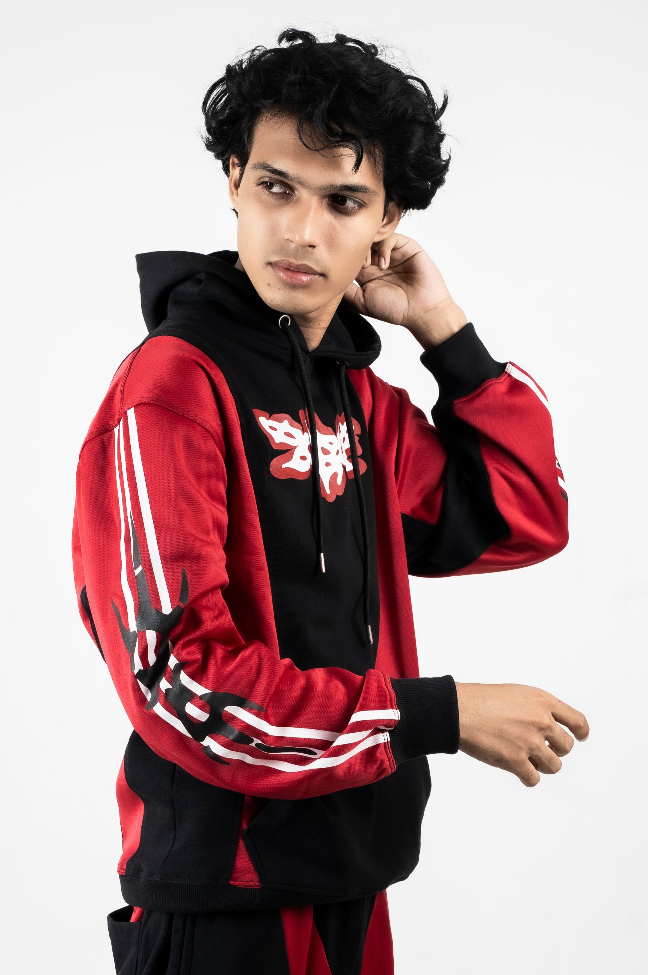 Black And Red Hoodie