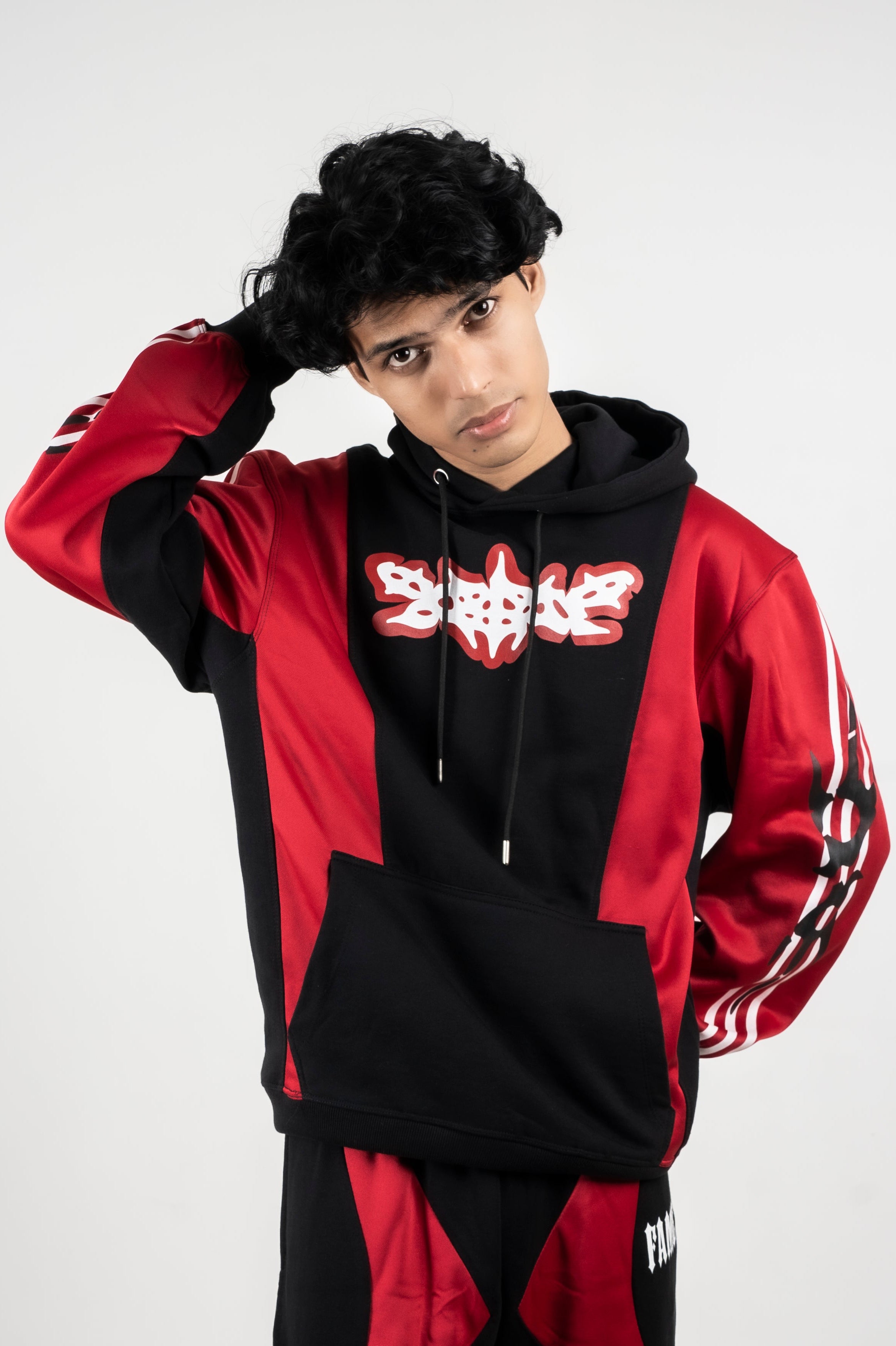 Black And Red Hoodie
