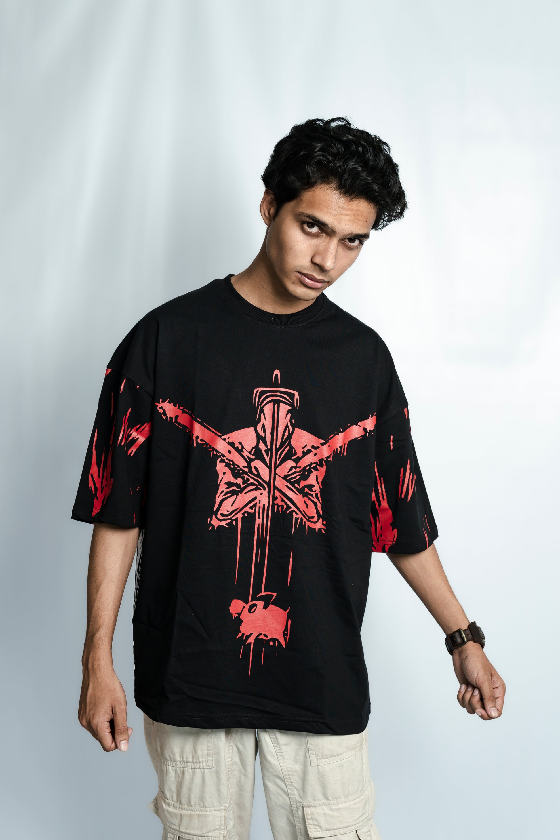 Chain Saw Man Drop Shoulder T-Shirt