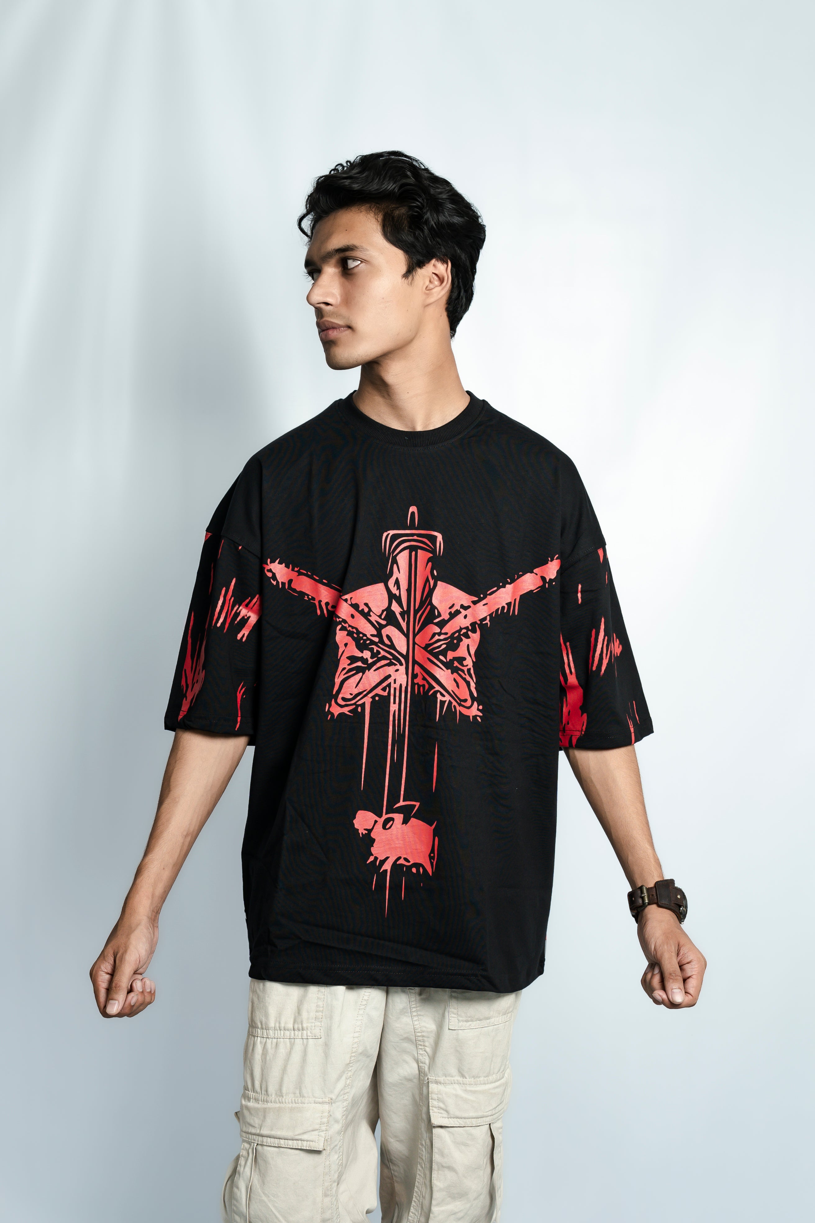Chain Saw Man Drop Shoulder T-Shirt