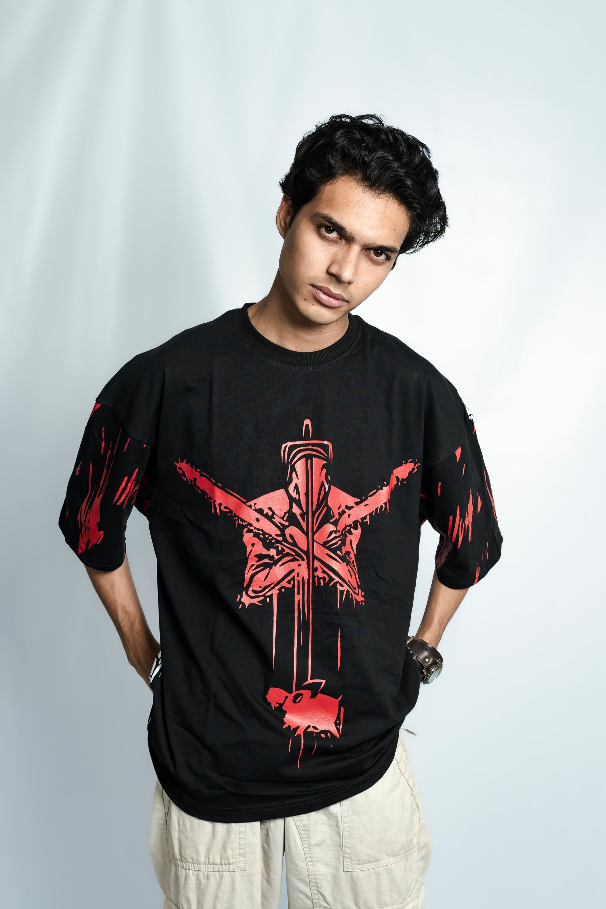 Chain Saw Man Drop Shoulder T-Shirt
