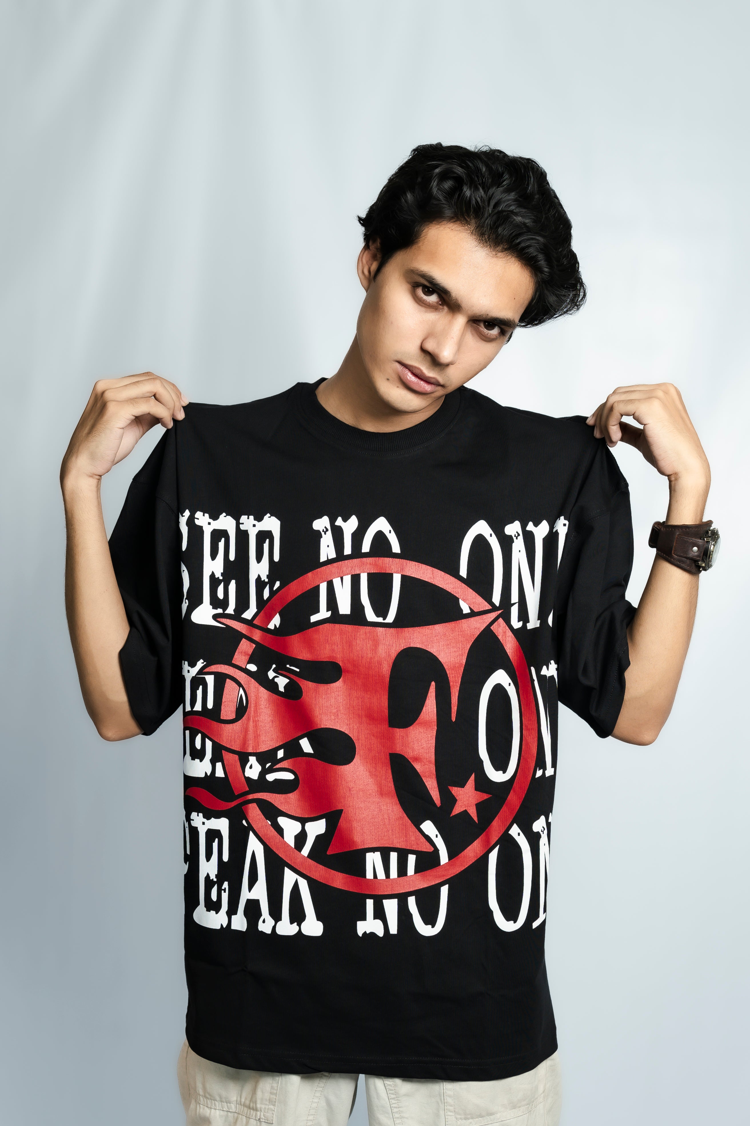 No Emotions Drop Shoulder T-Shirt