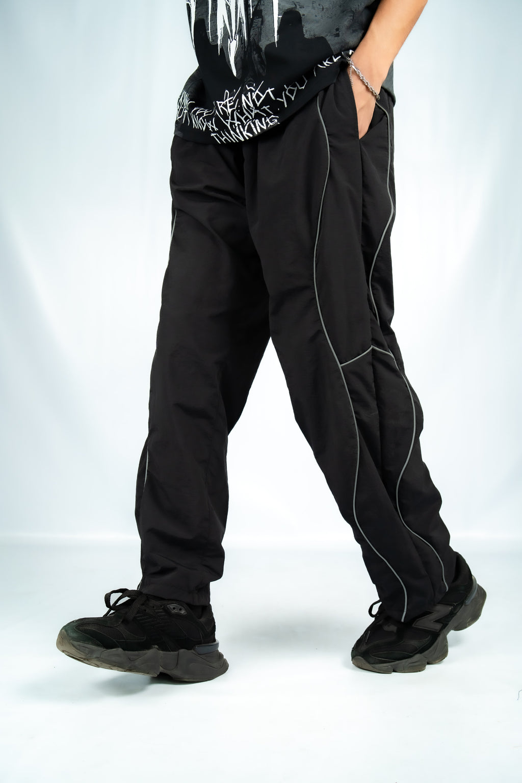 Stripe Baggy Pants