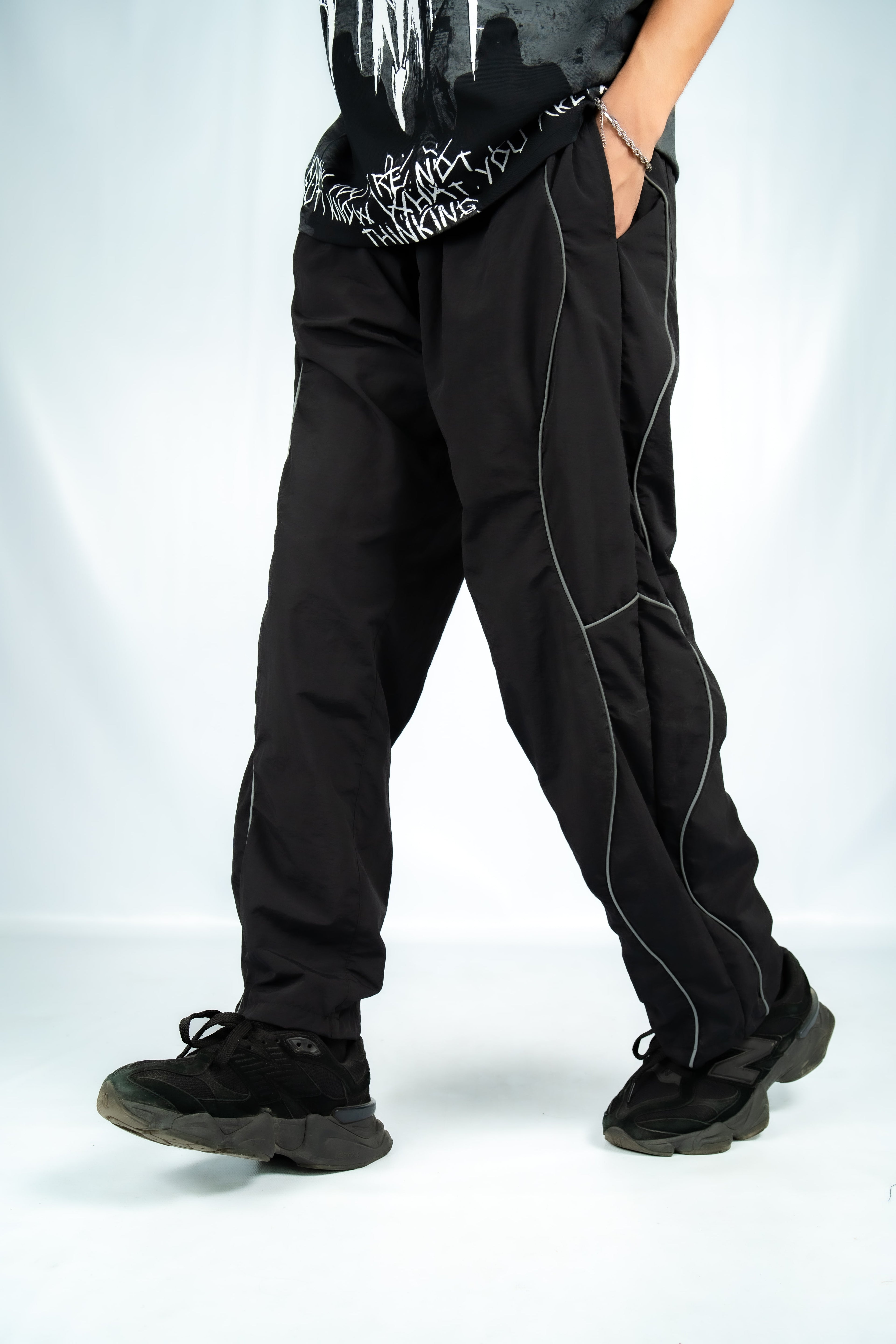Stripe Baggy Pants