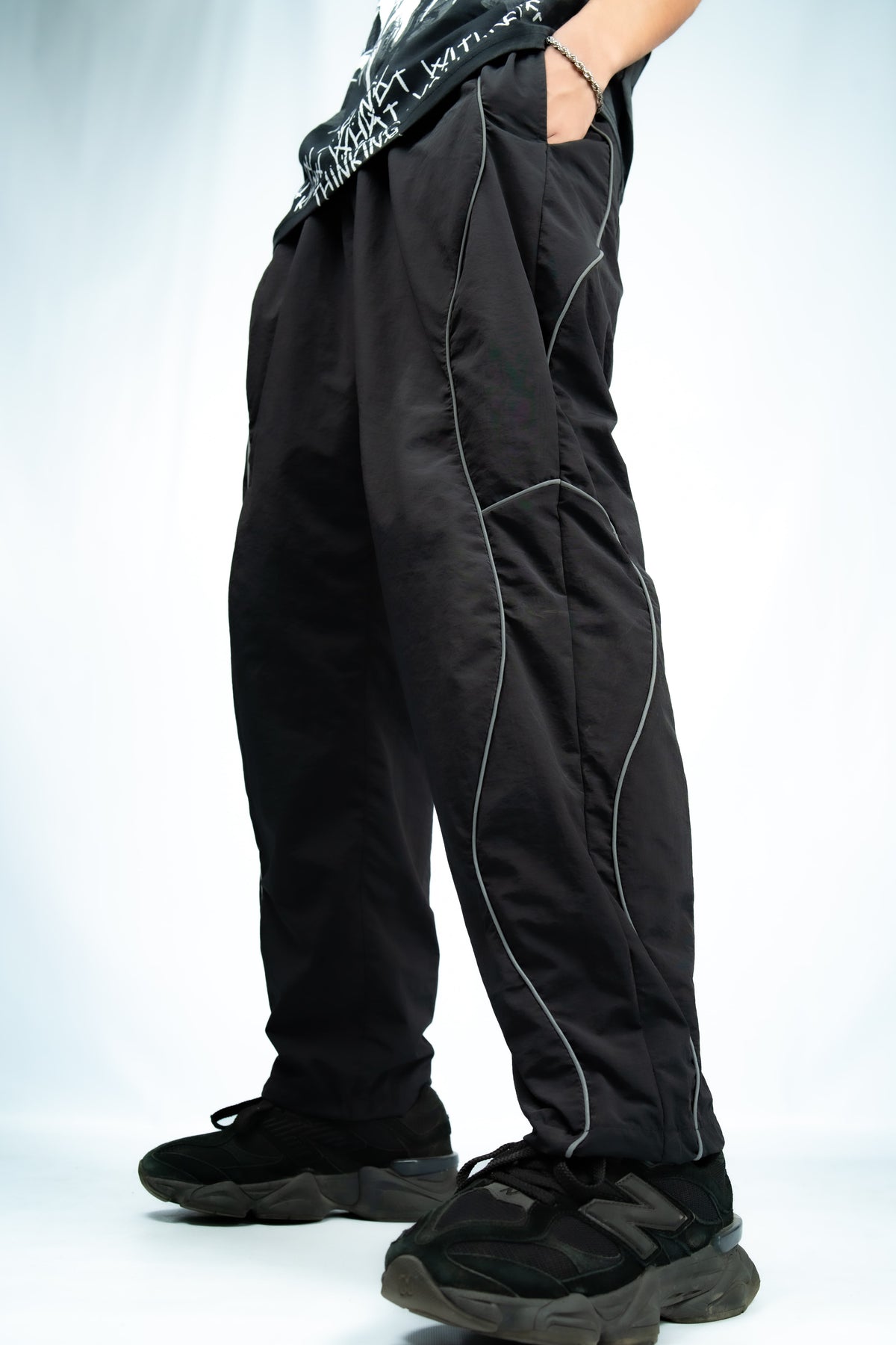 Stripe Baggy Pants