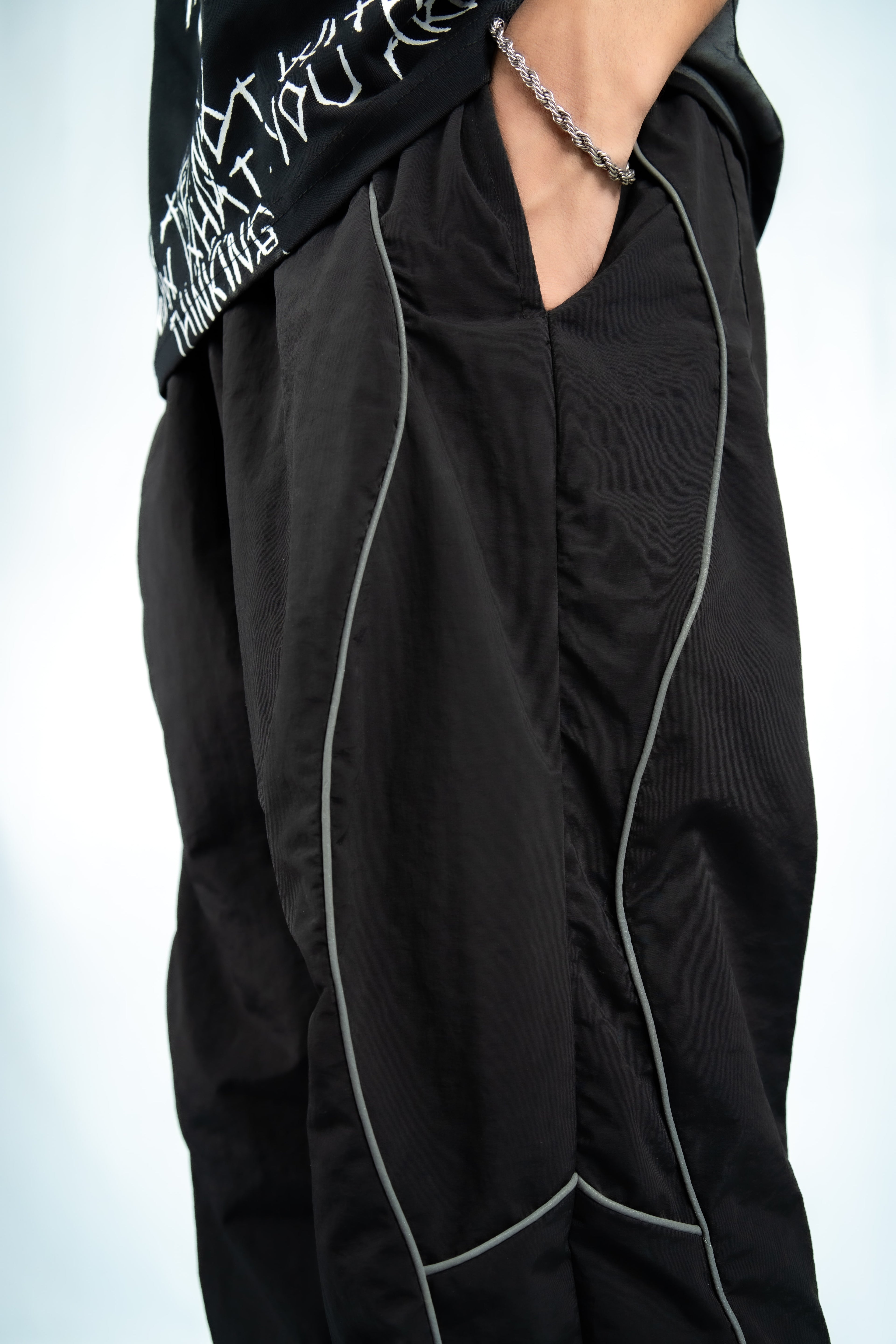 Stripe Baggy Pants