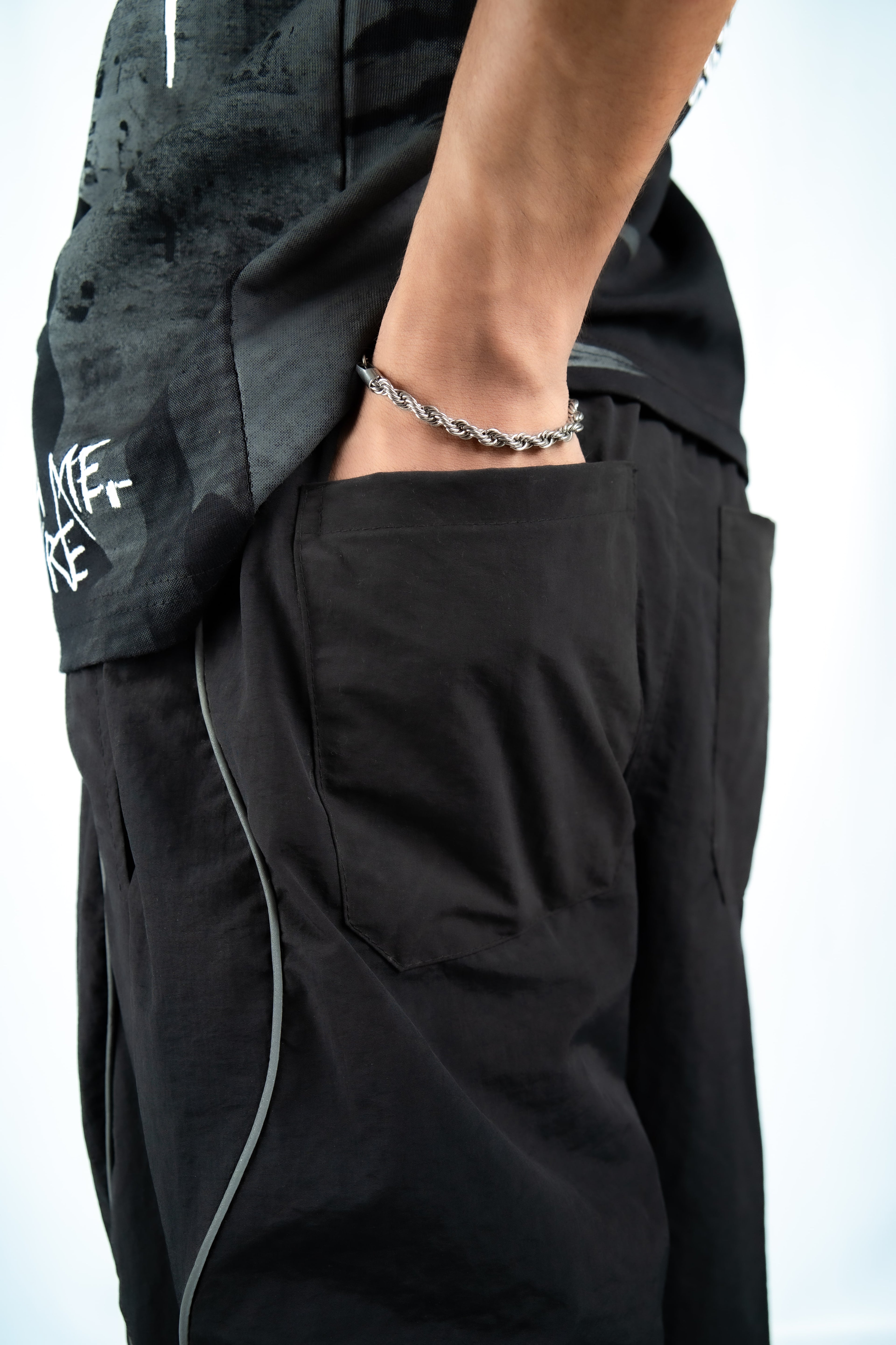Stripe Baggy Pants