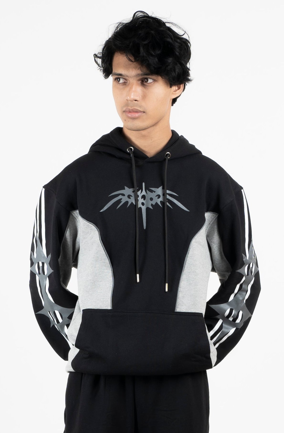 Black And Grey Hoodie