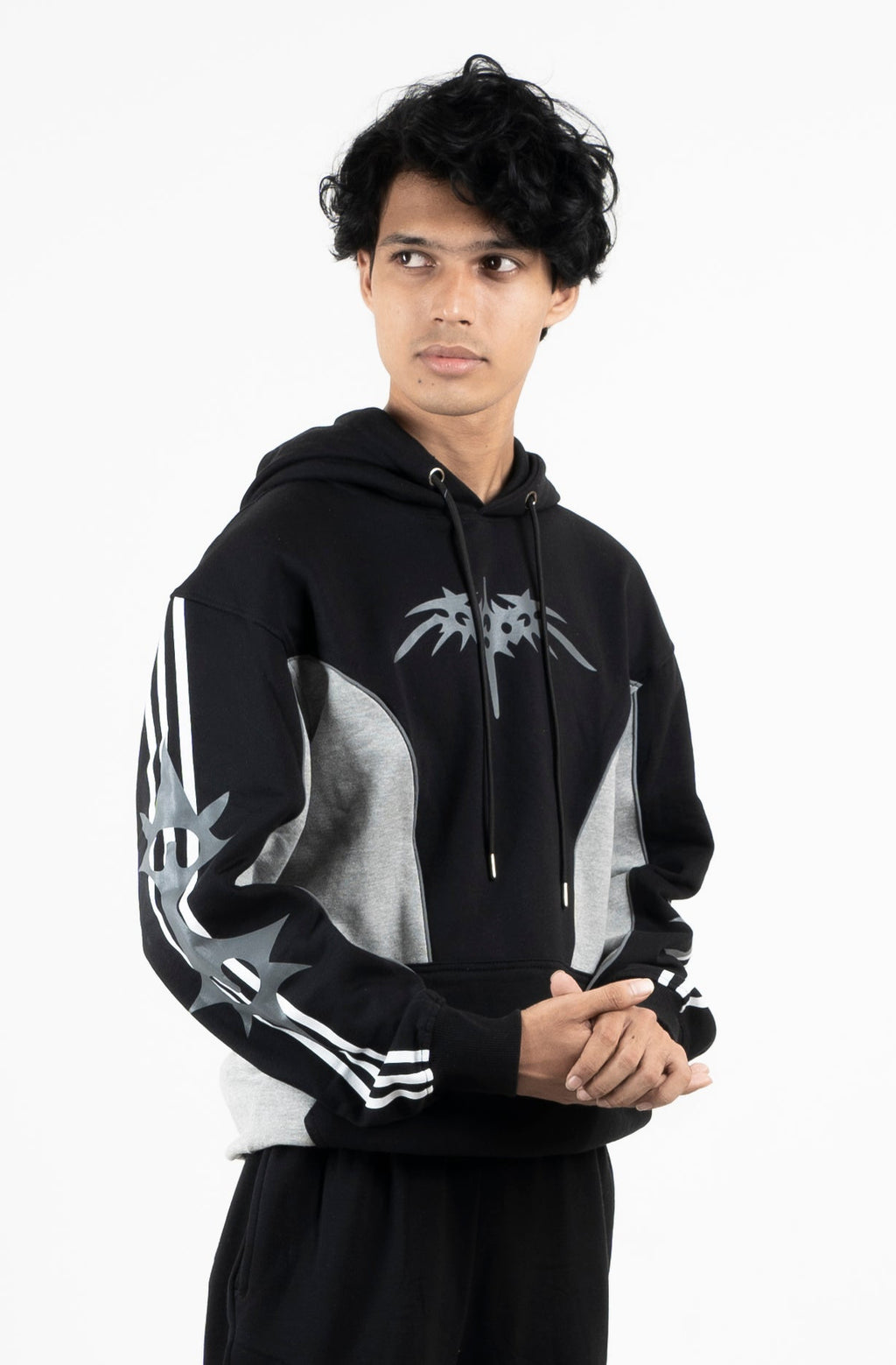 Black And Grey Hoodie