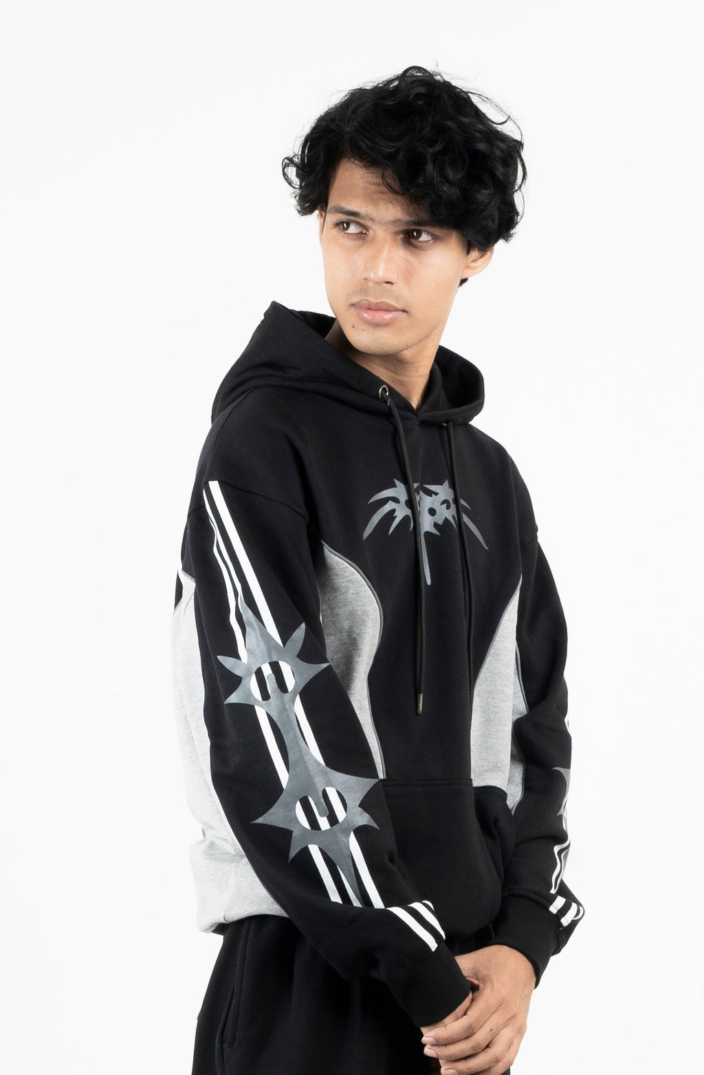 Black And Grey Hoodie