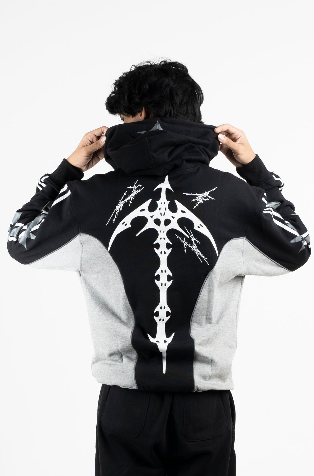 Black And Grey Hoodie