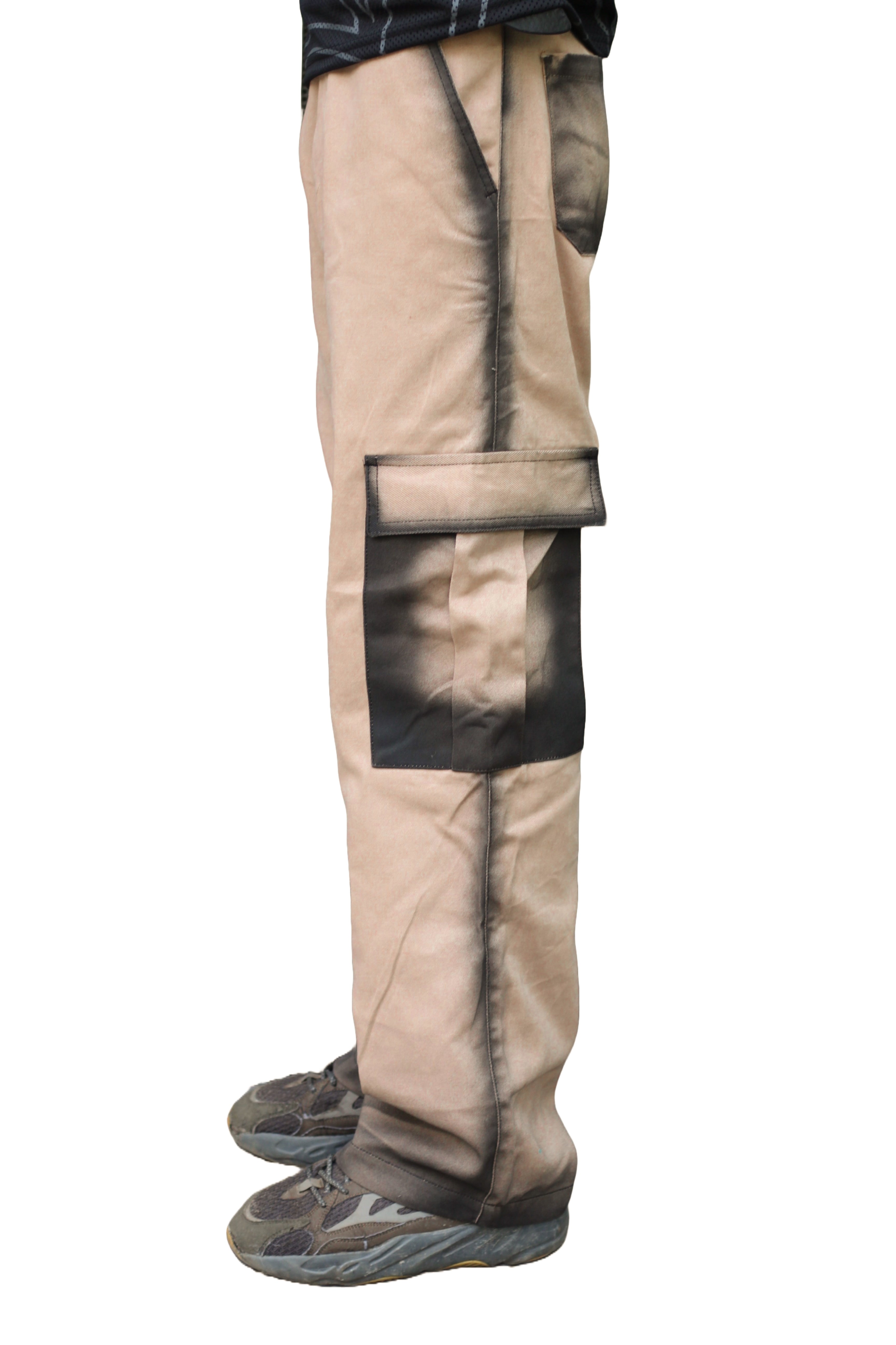 Spray Painted Six Pocket Cargo Pant