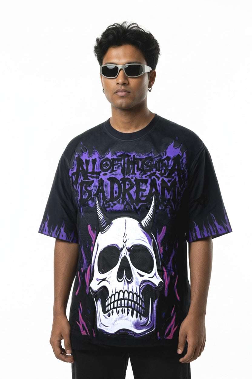 Dream Grey Drop Shoulder T-Shirt