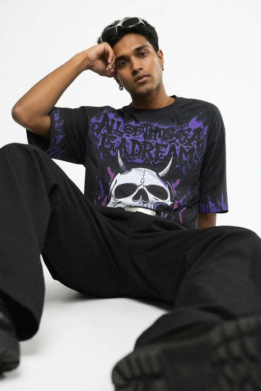 Dream Grey Drop Shoulder T-Shirt