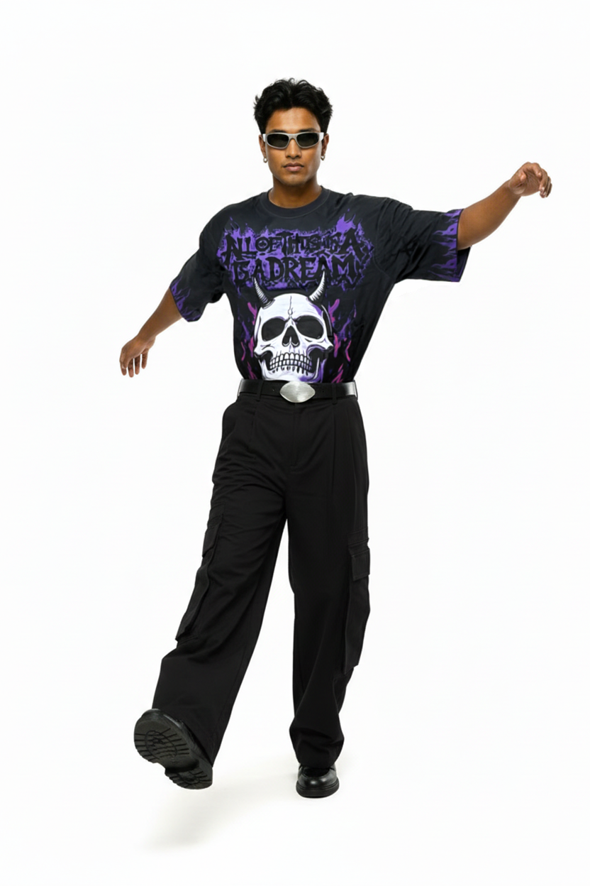 Dream Grey Drop Shoulder T-Shirt