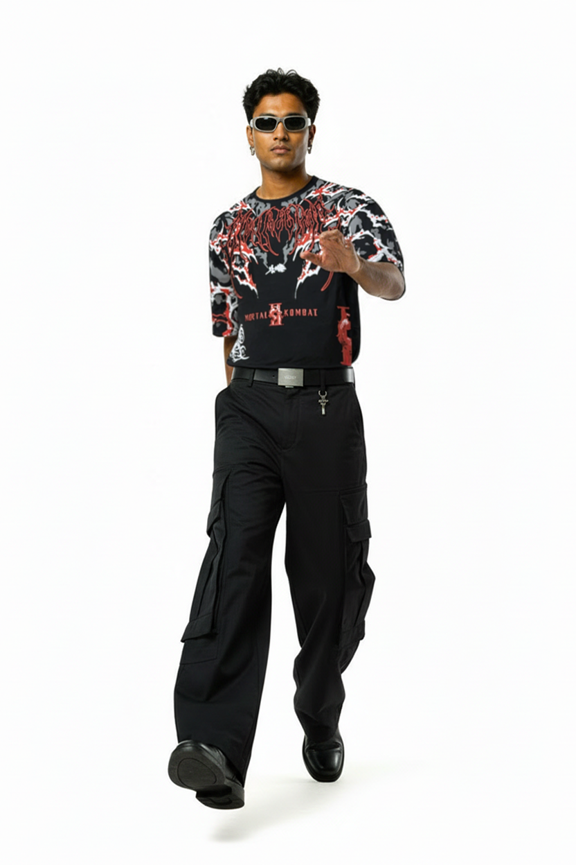 Mortal Kombat Drop Shoulder T-Shirt
