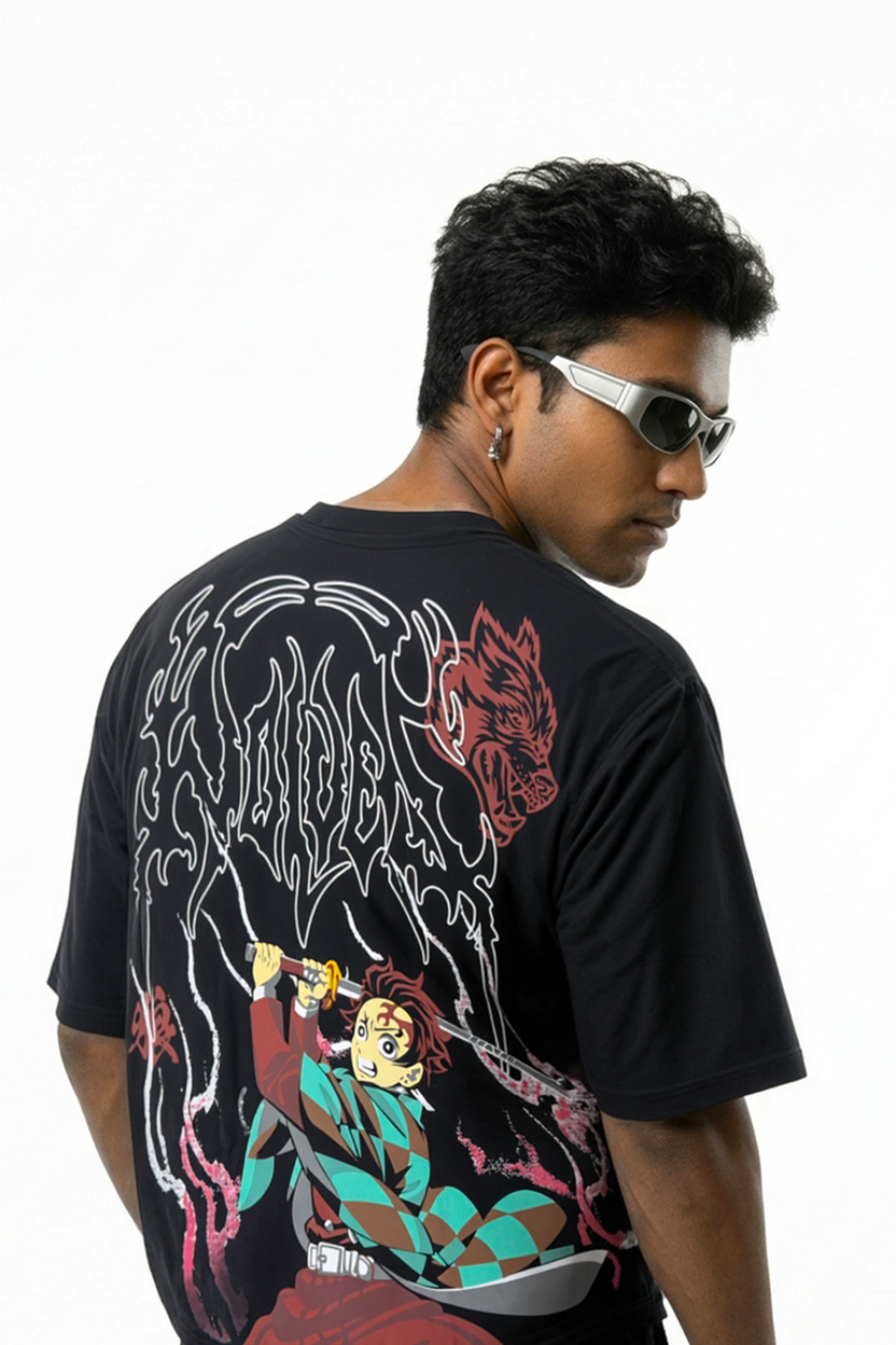 Demon Slayer Drop Shoulder T-Shirt