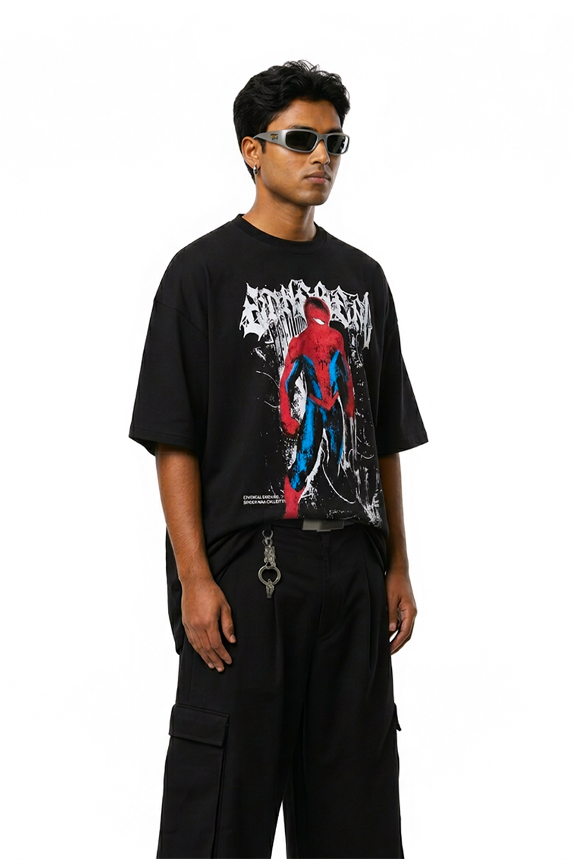 Spider Man Drop Shoulder T-Shirt