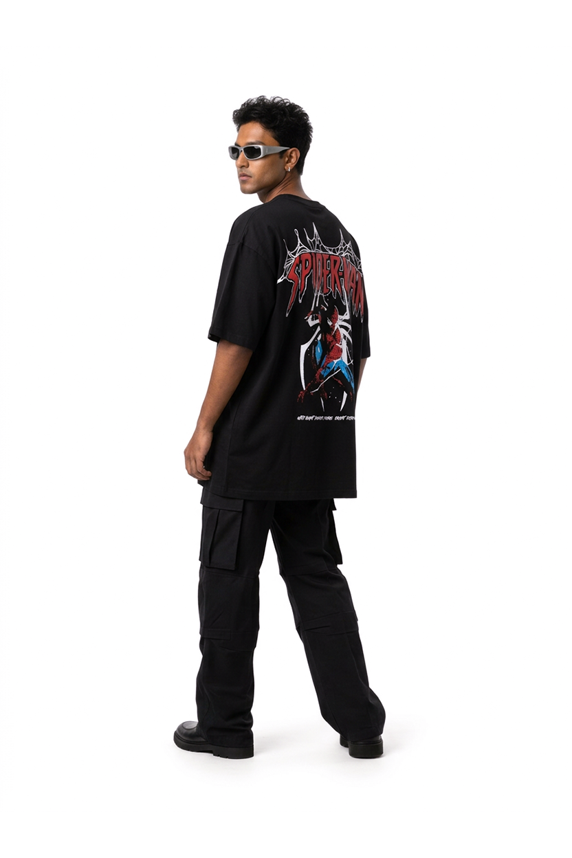 Spider Man Drop Shoulder T-Shirt