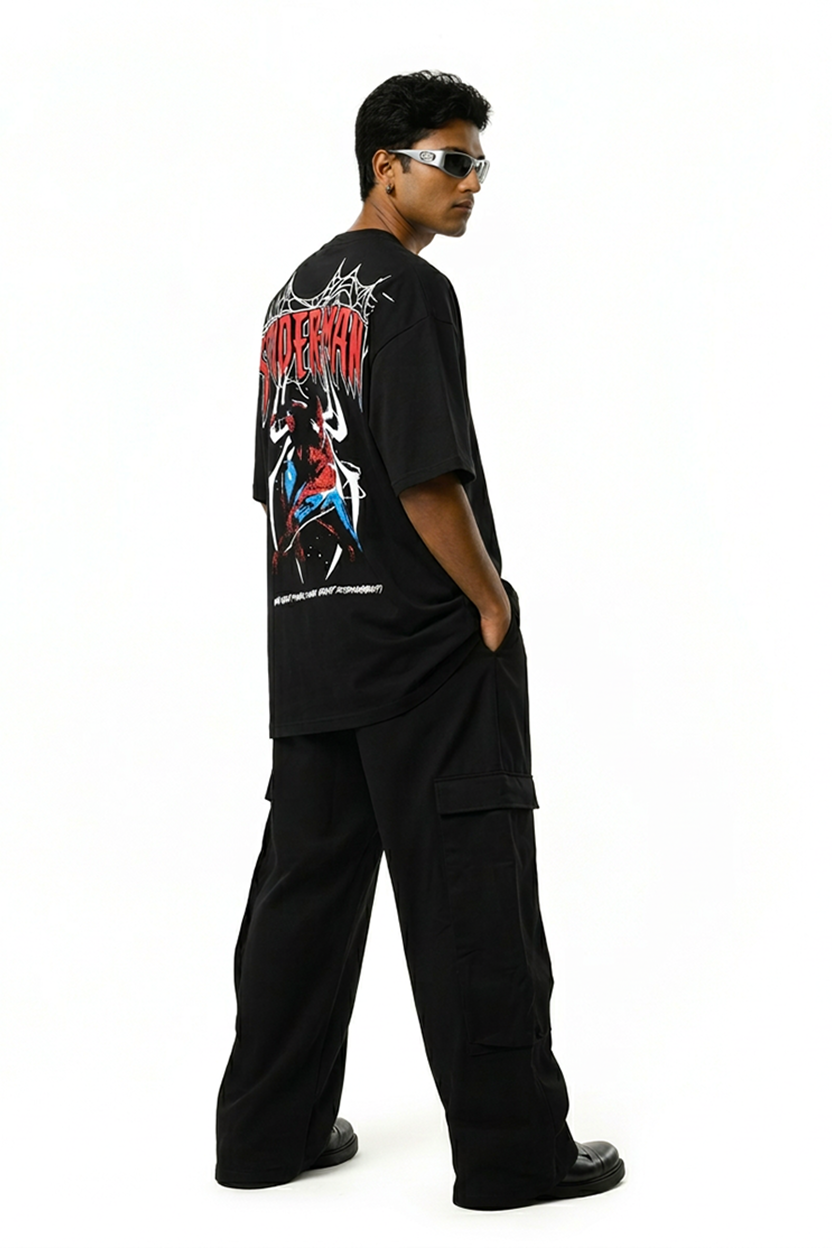 Spider Man Drop Shoulder T-Shirt