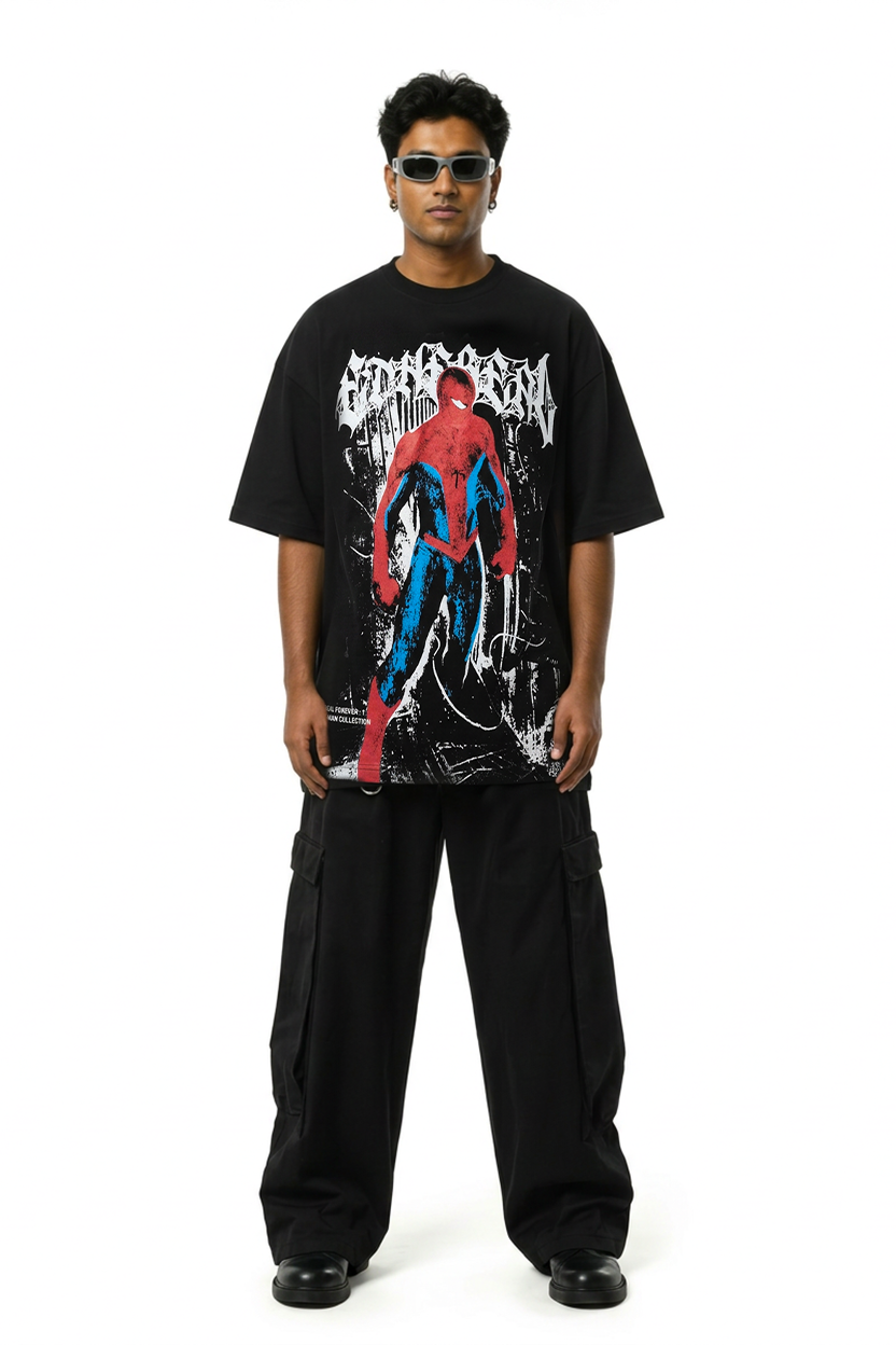 Spider Man Drop Shoulder T-Shirt